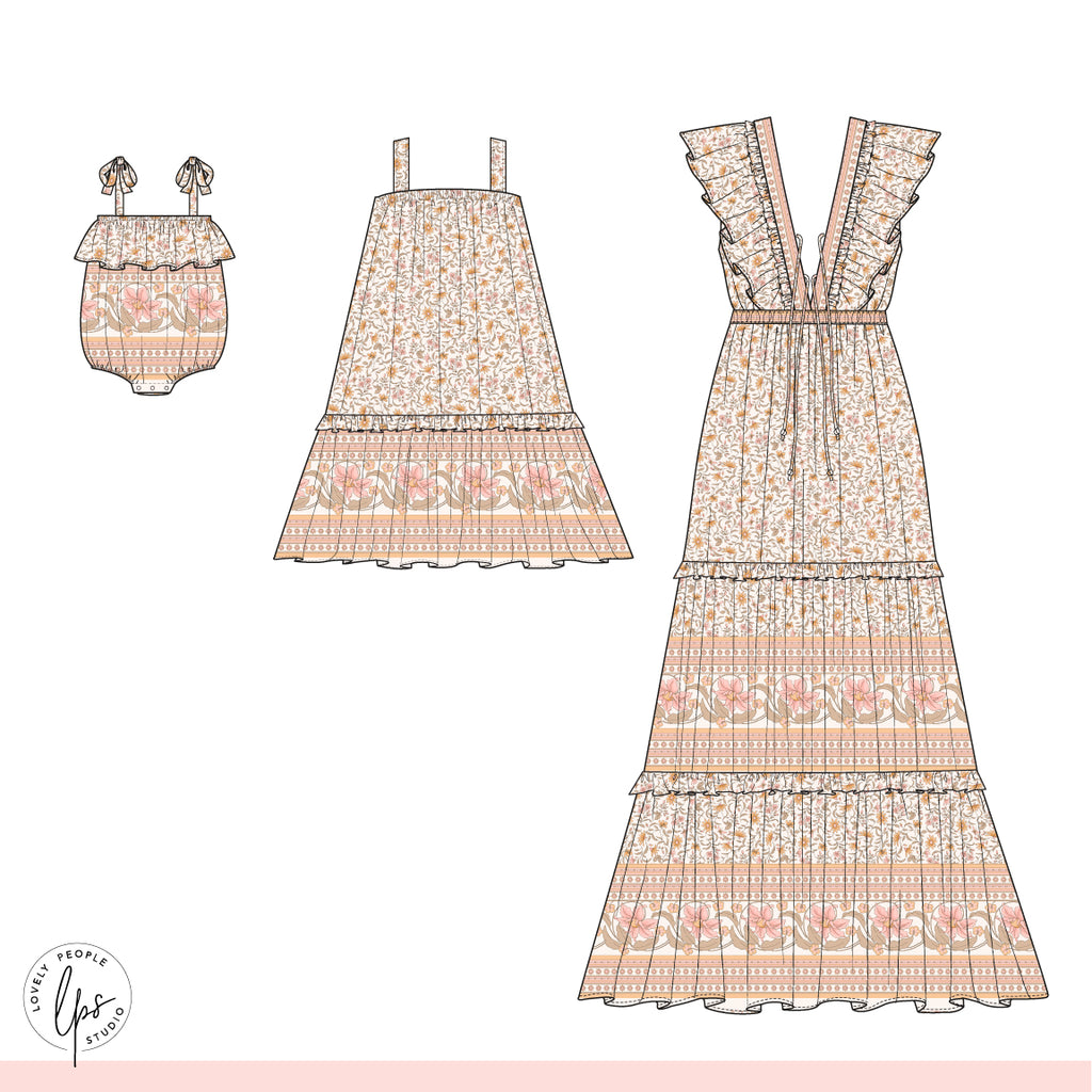 Boho Border Floral