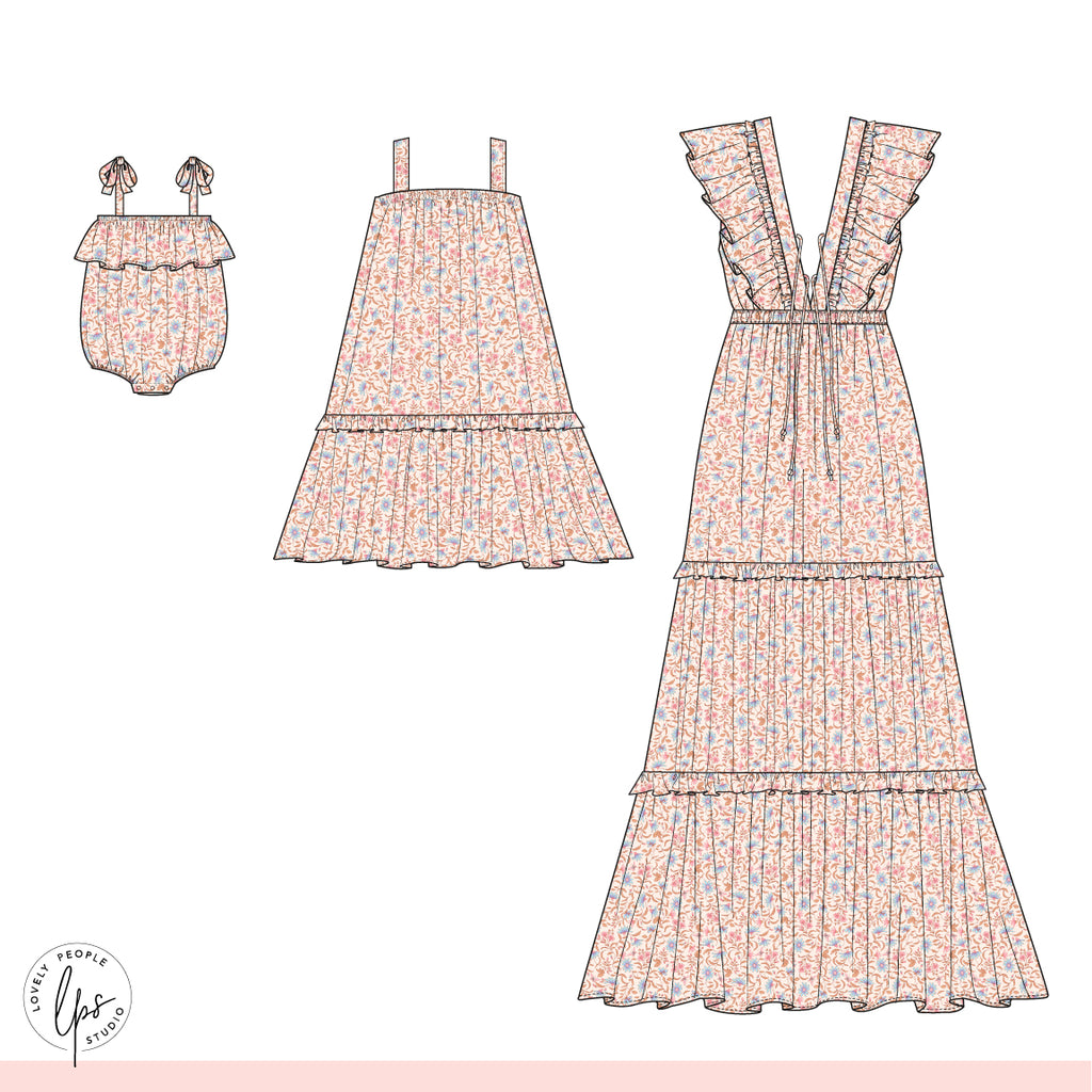 Boho Floral- No Border