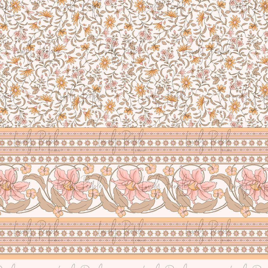 Boho Border Floral