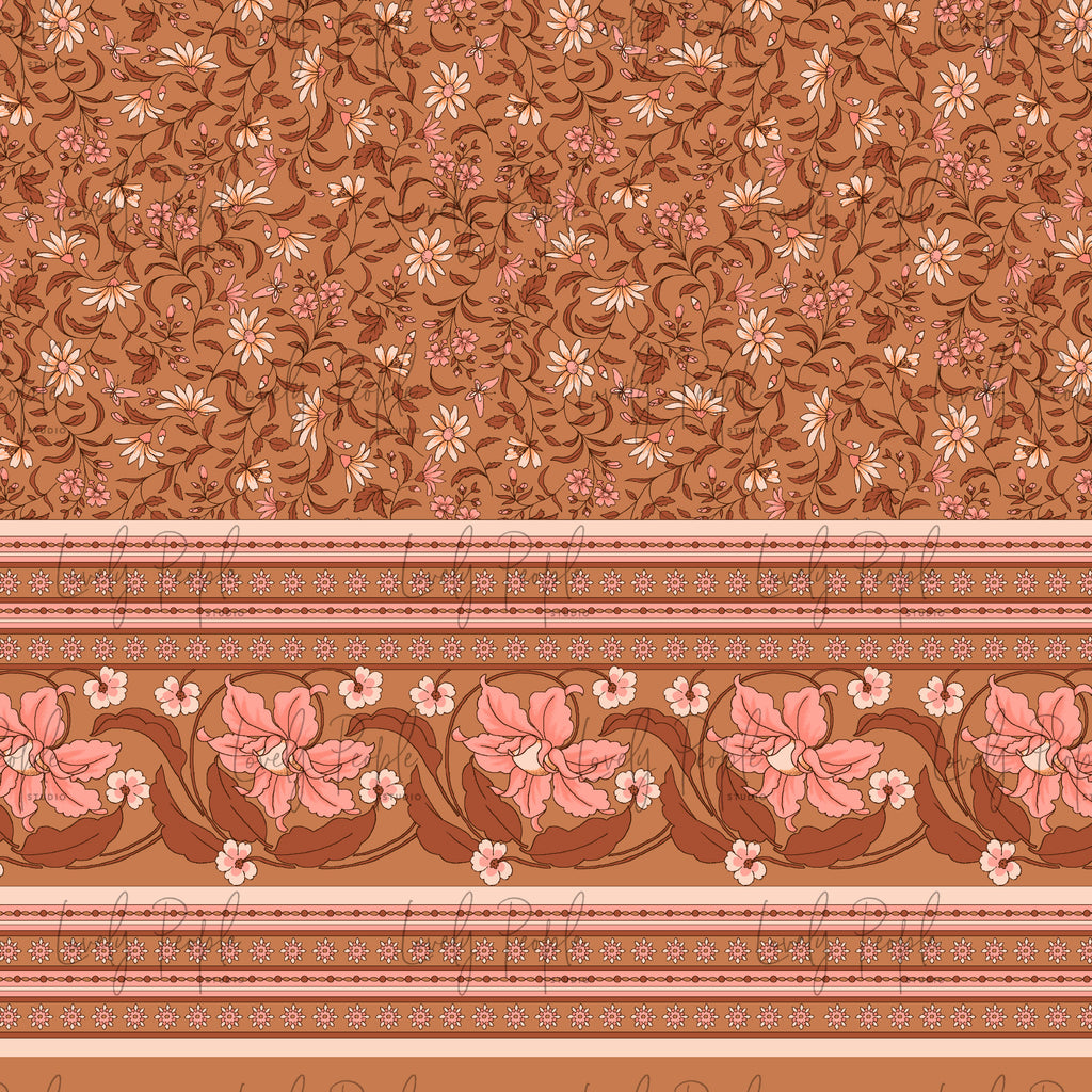 Boho Border Floral
