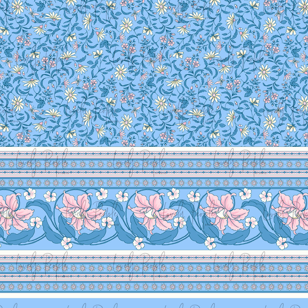Boho Border Floral