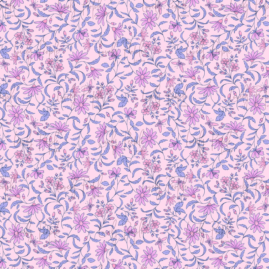 Boho Floral- No Border