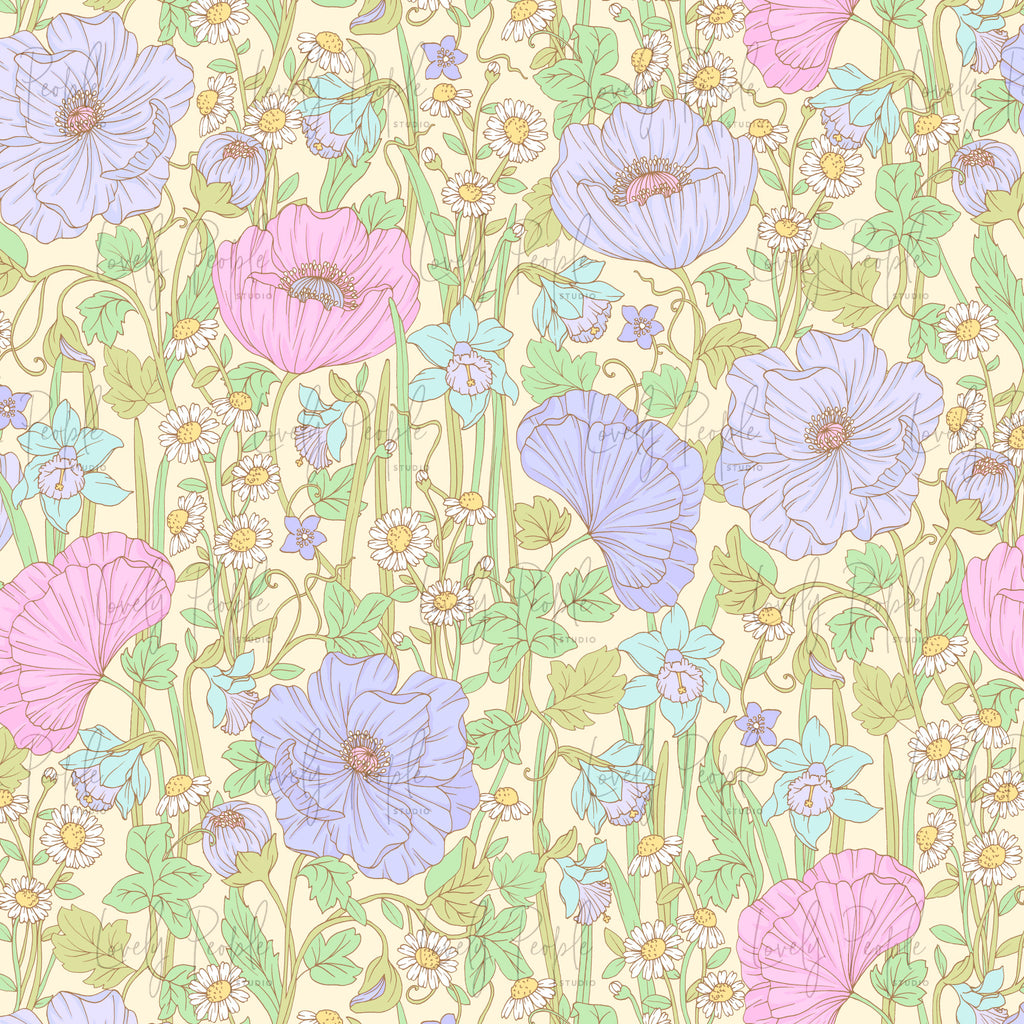 Daisy Poppy Daffodil Floral