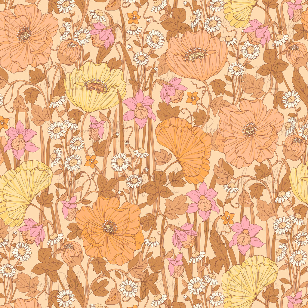 Daisy Poppy Daffodil Floral