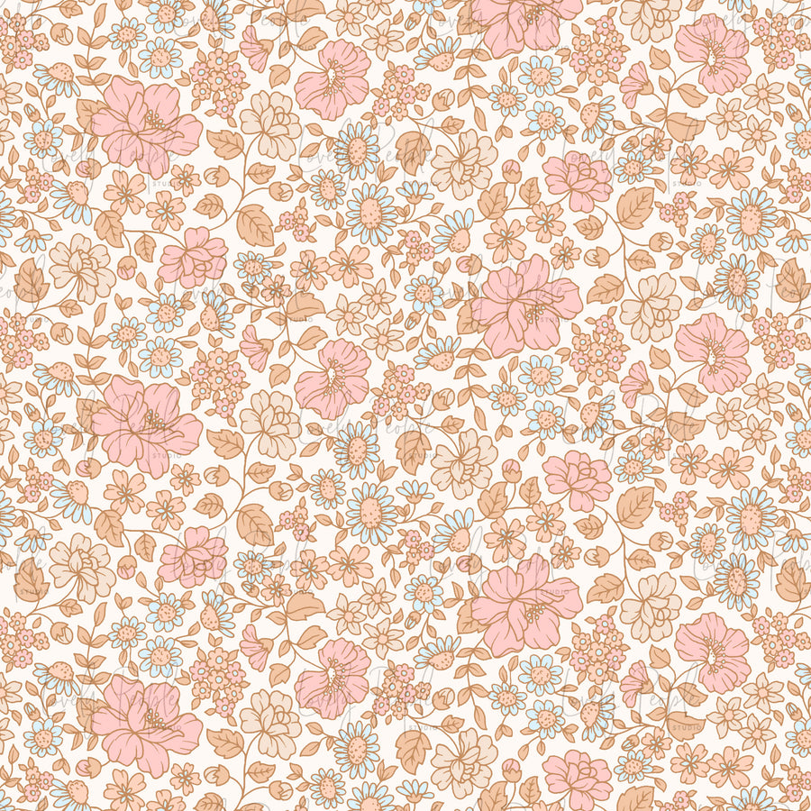 Ditsy Peony Floral