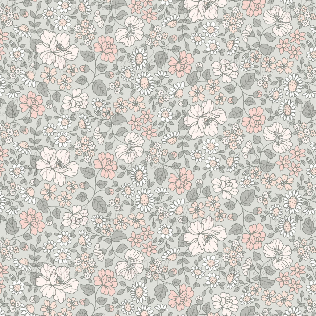 Ditsy Peony Floral