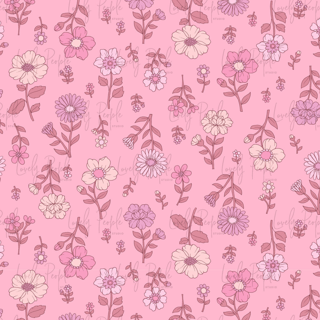 Retro Spaced Floral