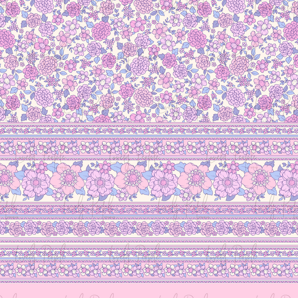 Rose Floral Border