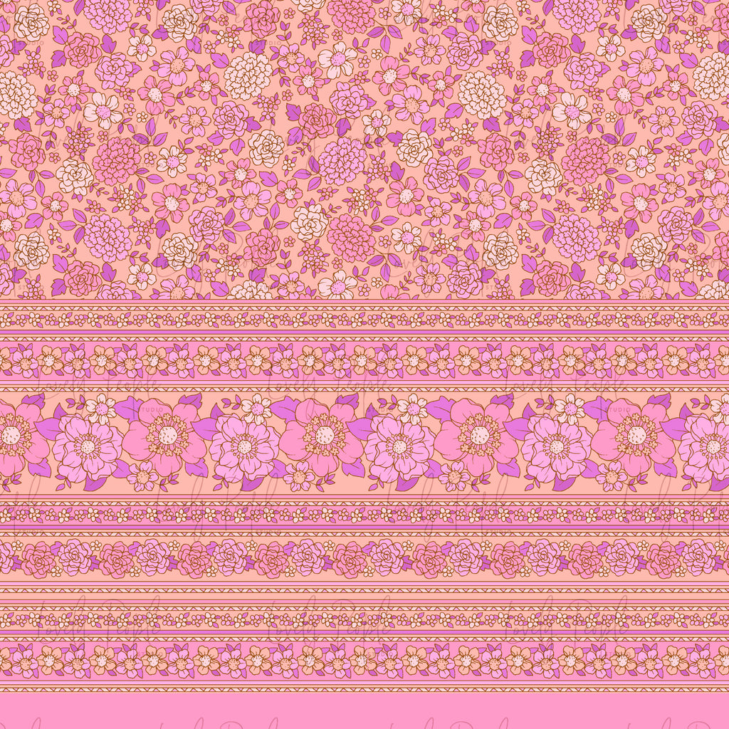 Rose Floral Border
