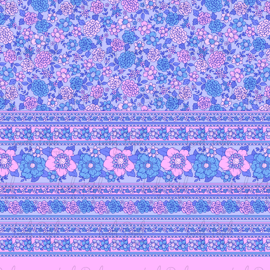 Rose Floral Border
