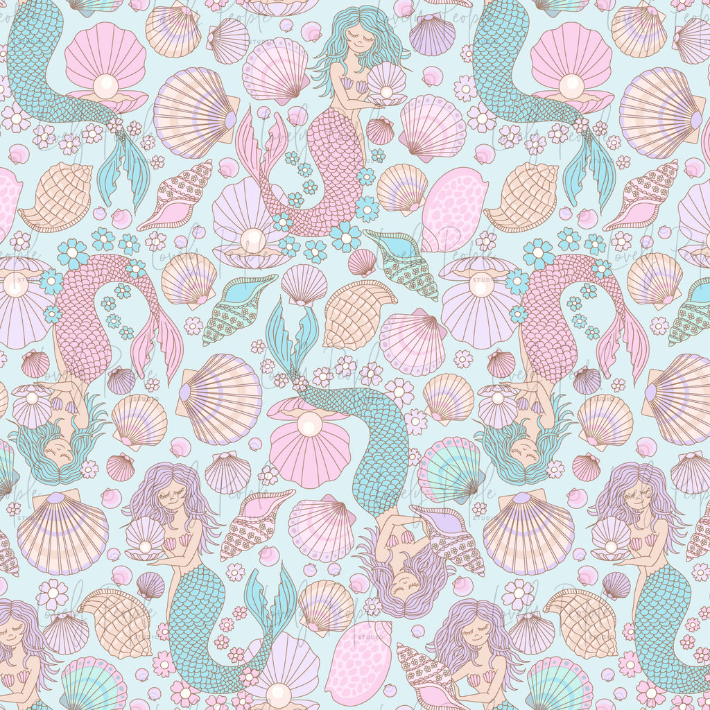 Mermaids, clamshells and pearls