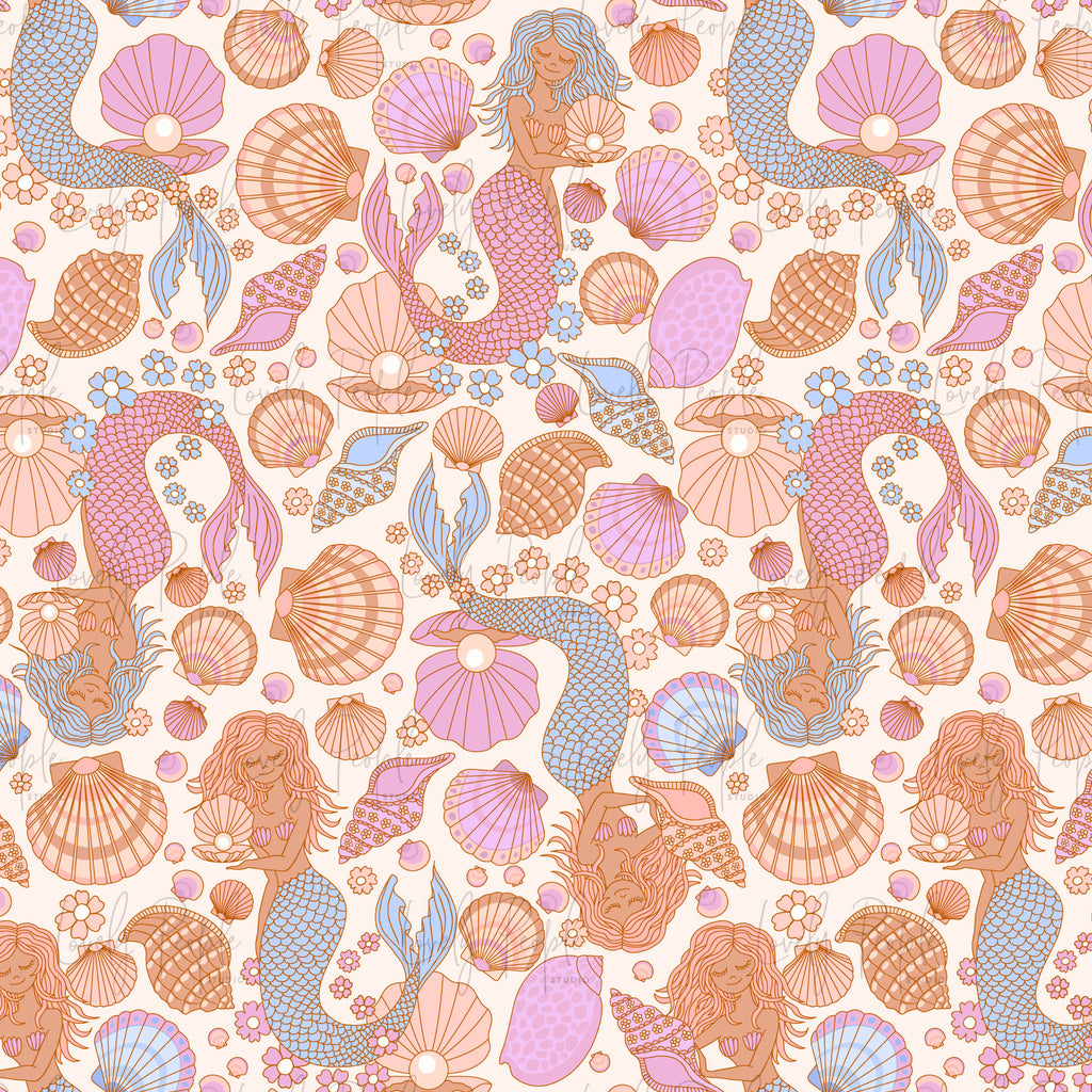 Mermaids, clamshells and pearls