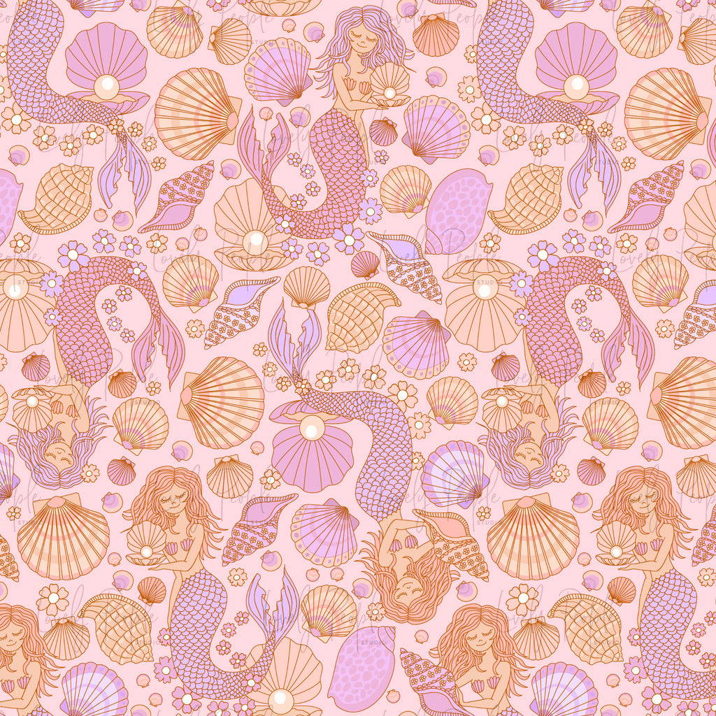 Mermaids, clamshells and pearls