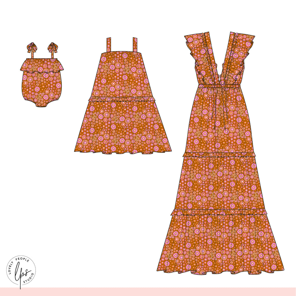 Retro Flower Ditsy