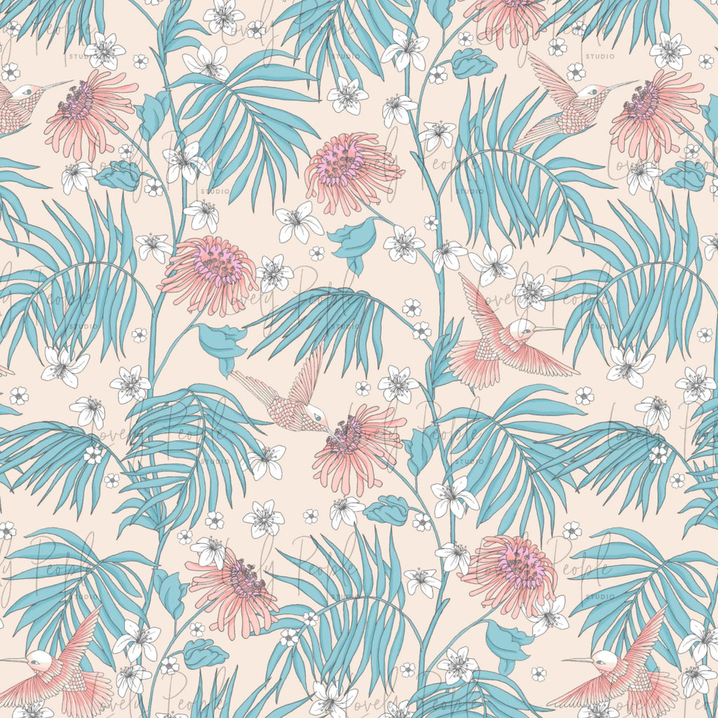 Birds and palms