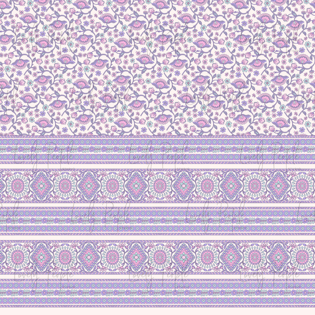 Triple Floral Border