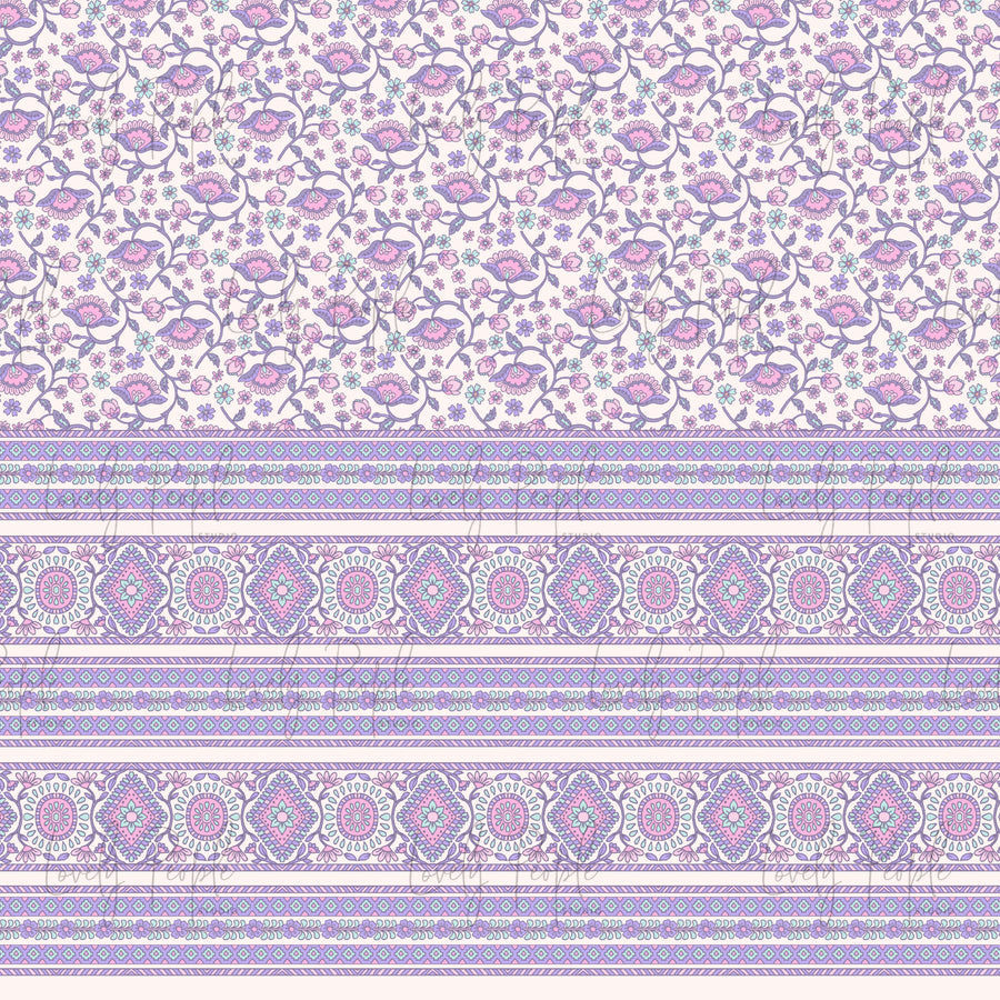 Triple Floral Border