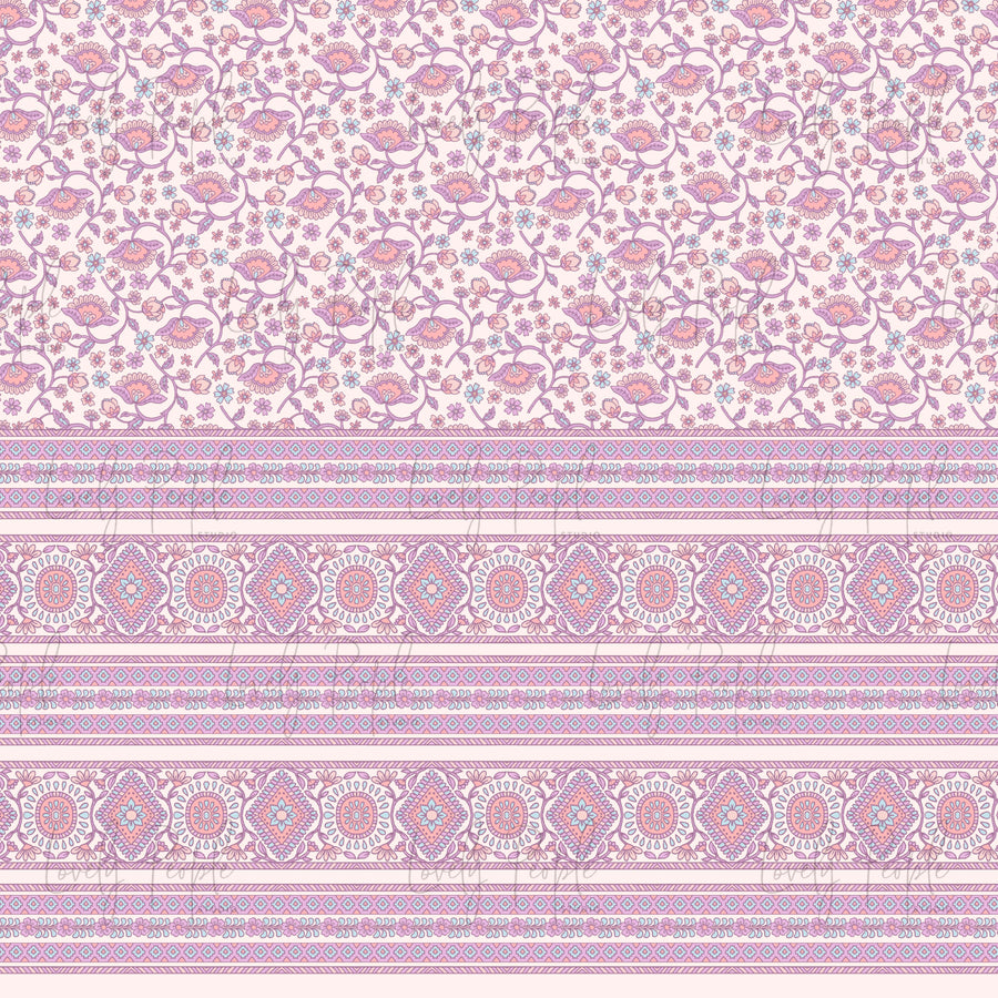 Triple Floral Border