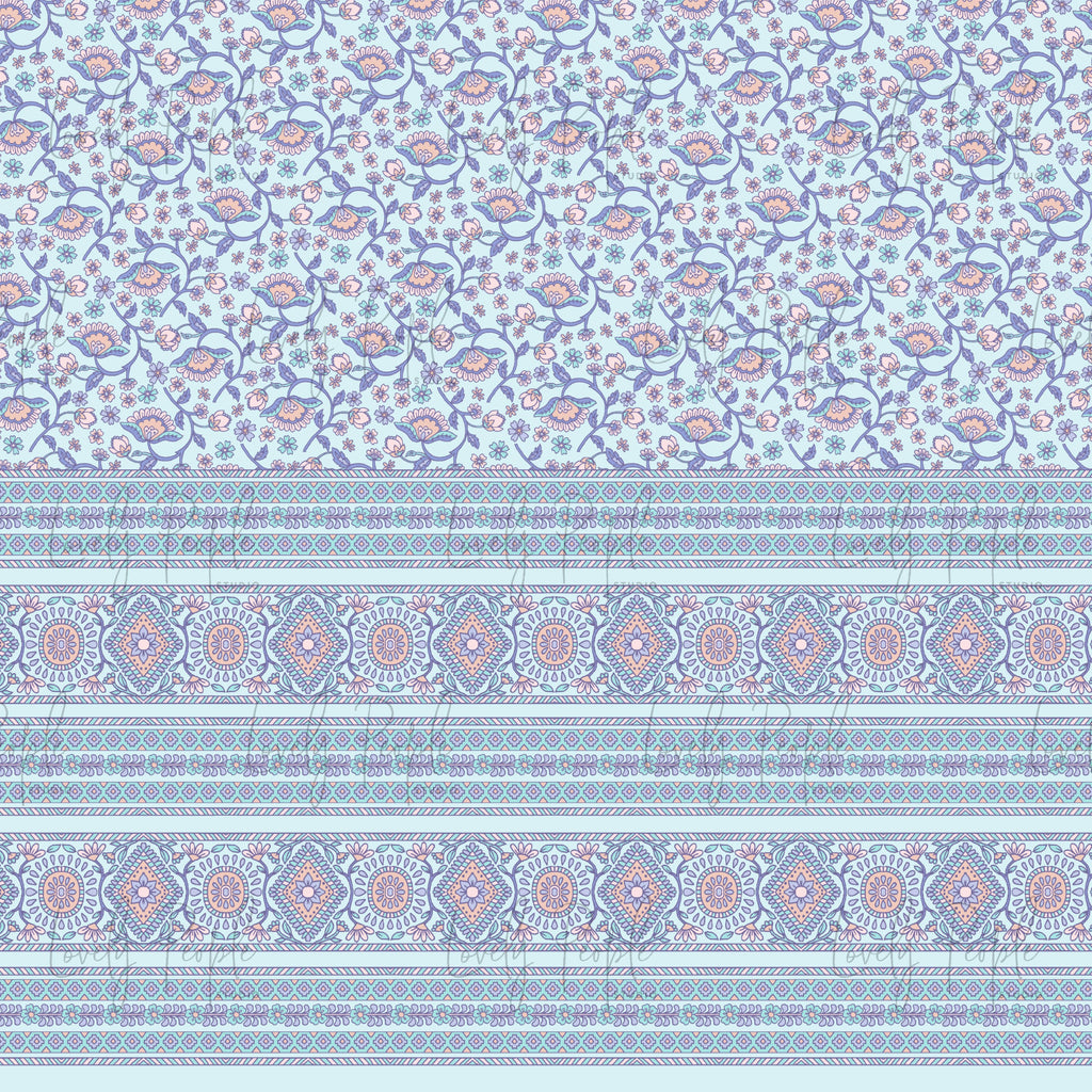 Triple Floral Border