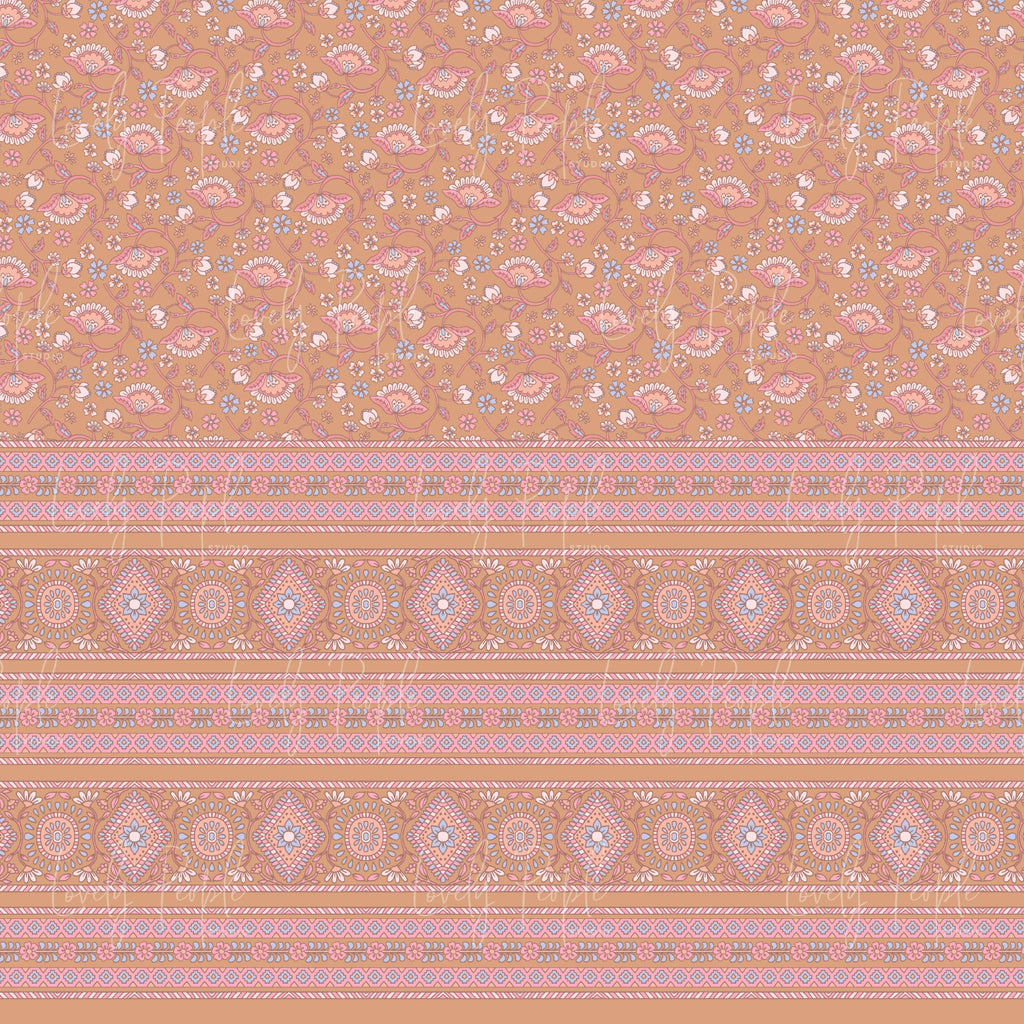 Triple Floral Border