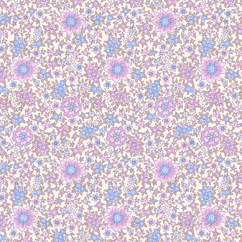 Crane Floral- No Border