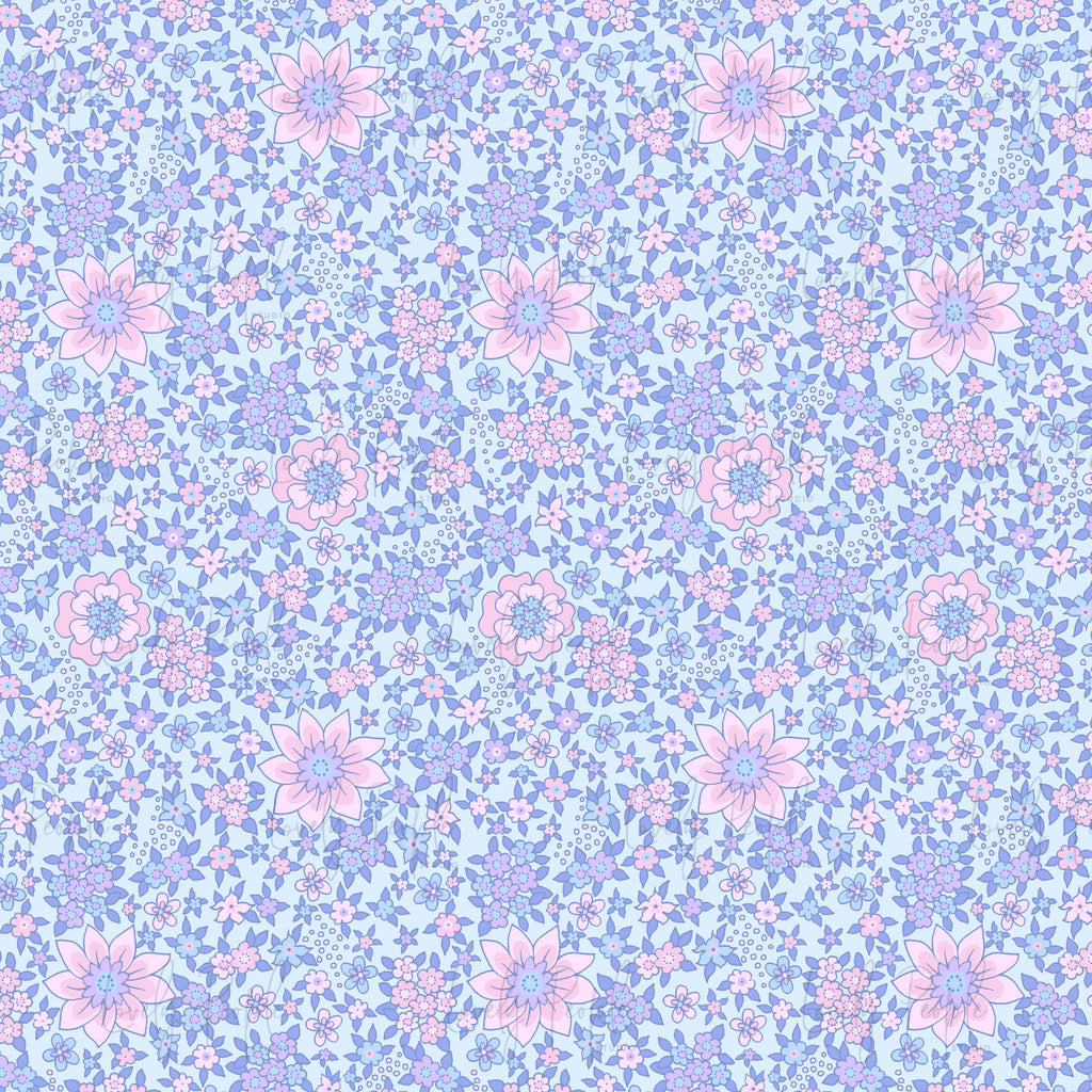 Crane Floral- No Border