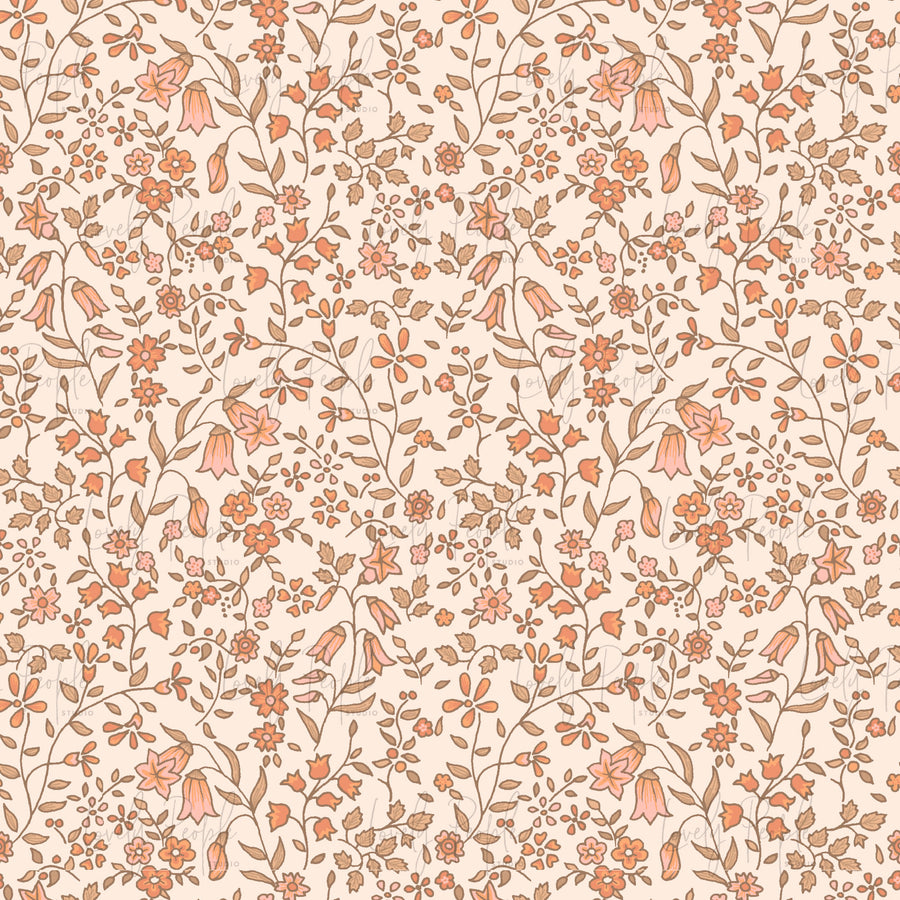 Daffodil Floral- No Border