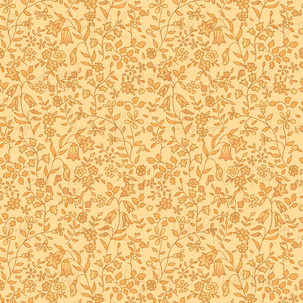Daffodil Floral- No Border