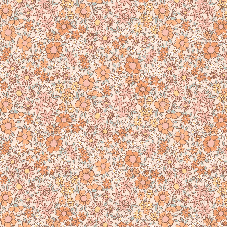Delicate Floral- No Border