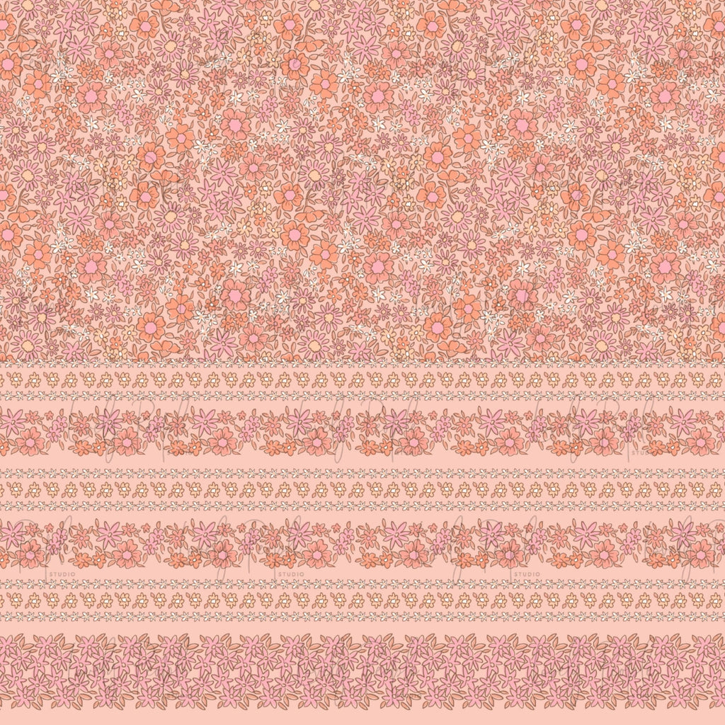 Delicate Floral Border