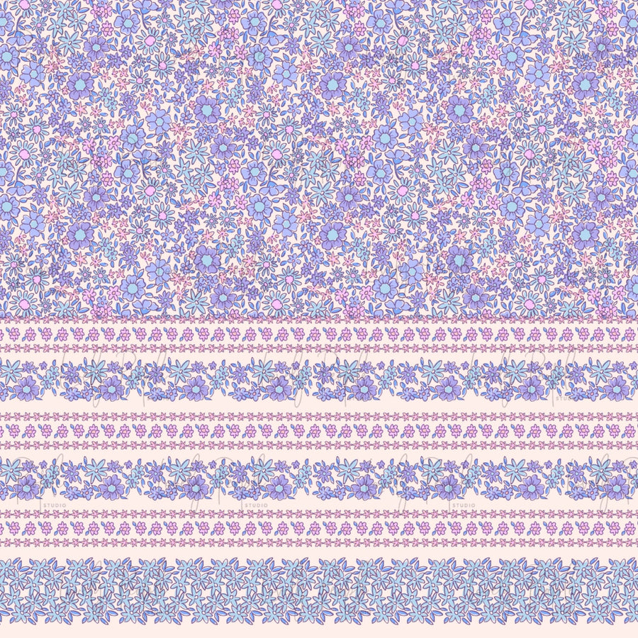 Delicate Floral Border