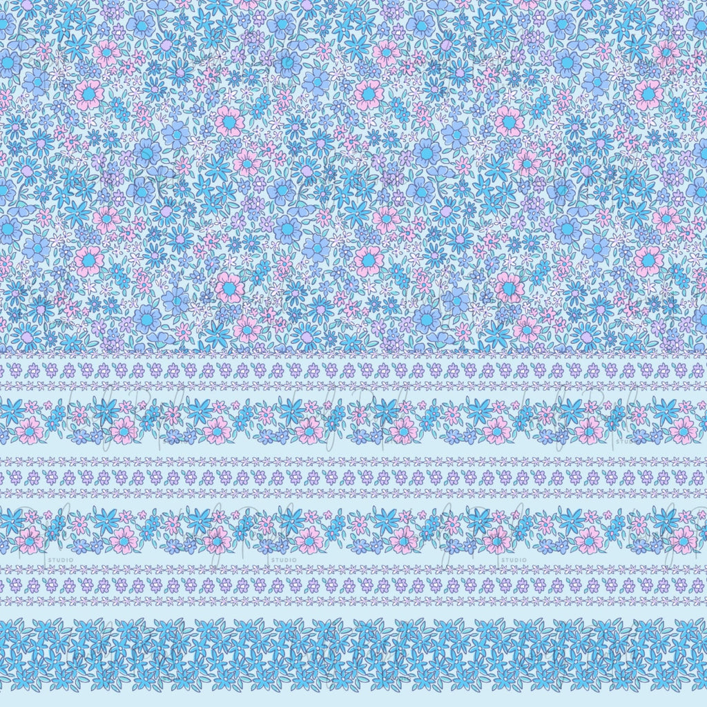 Delicate Floral Border