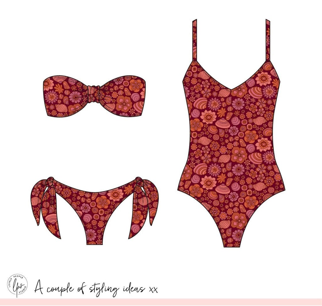 Retro Shell Floral