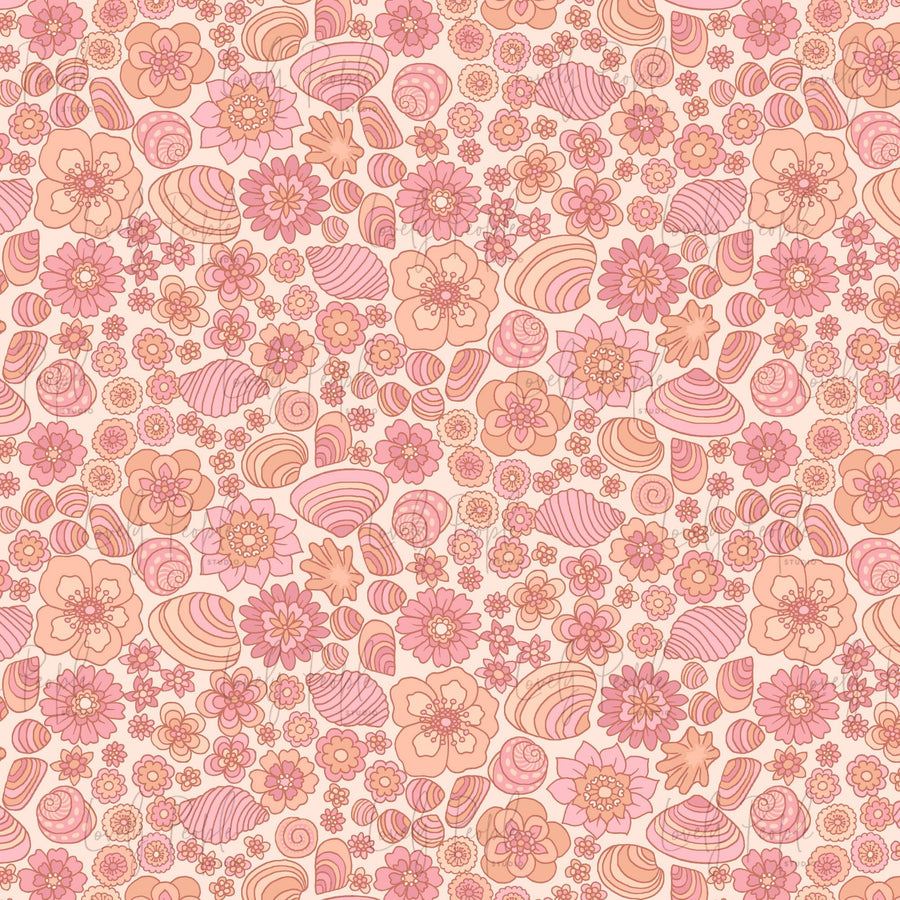 Retro Shell Floral