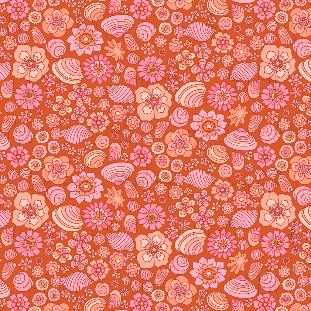 Retro Shell Floral
