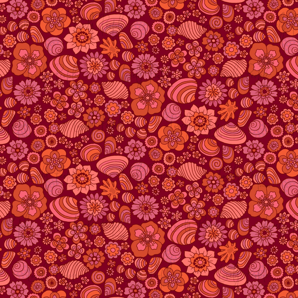 Retro Shell Floral