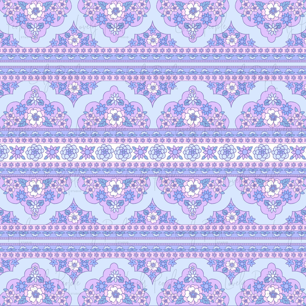 Floral Retro- Border only