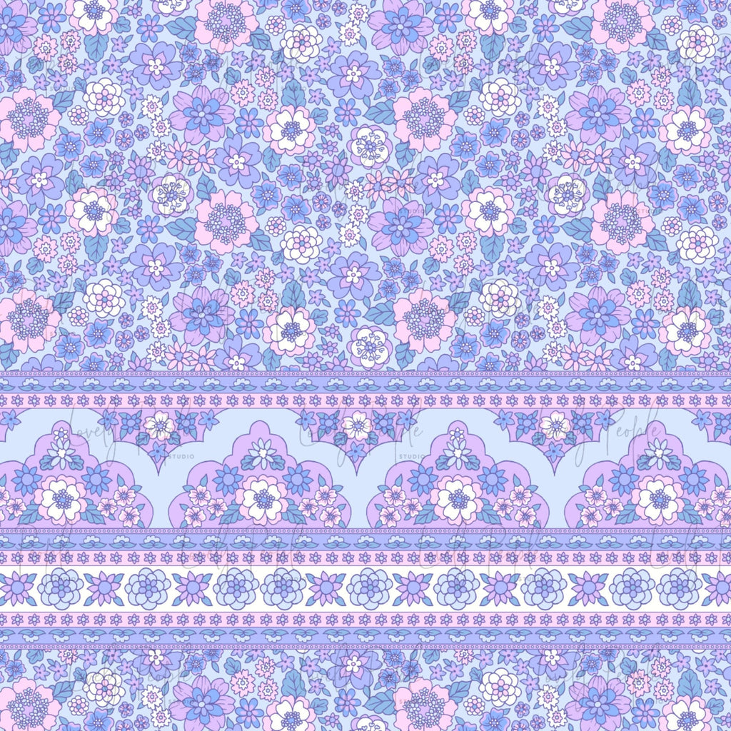 Floral Retro Border