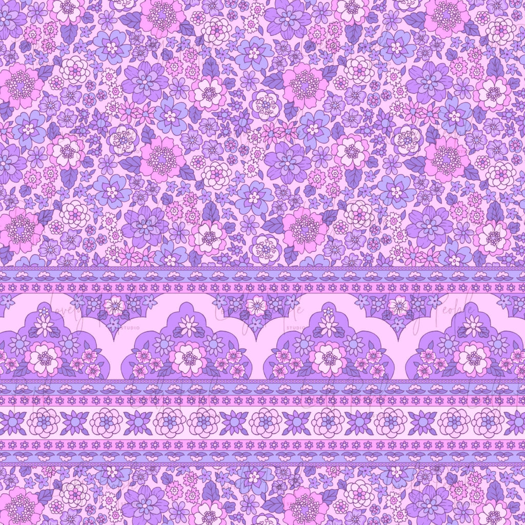 Floral Retro Border