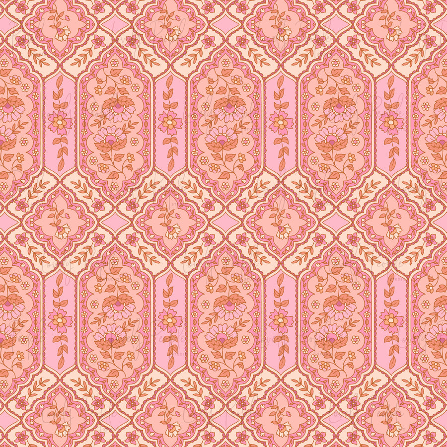 Flower Tile- Border Only
