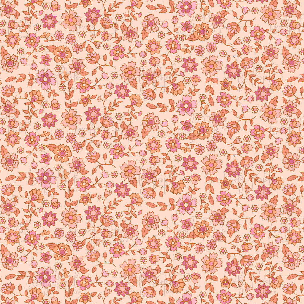 Flower Tile- No Border
