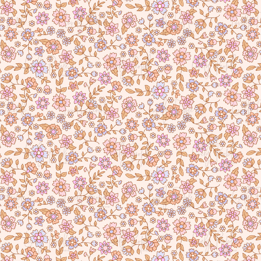 Flower Tile- No Border
