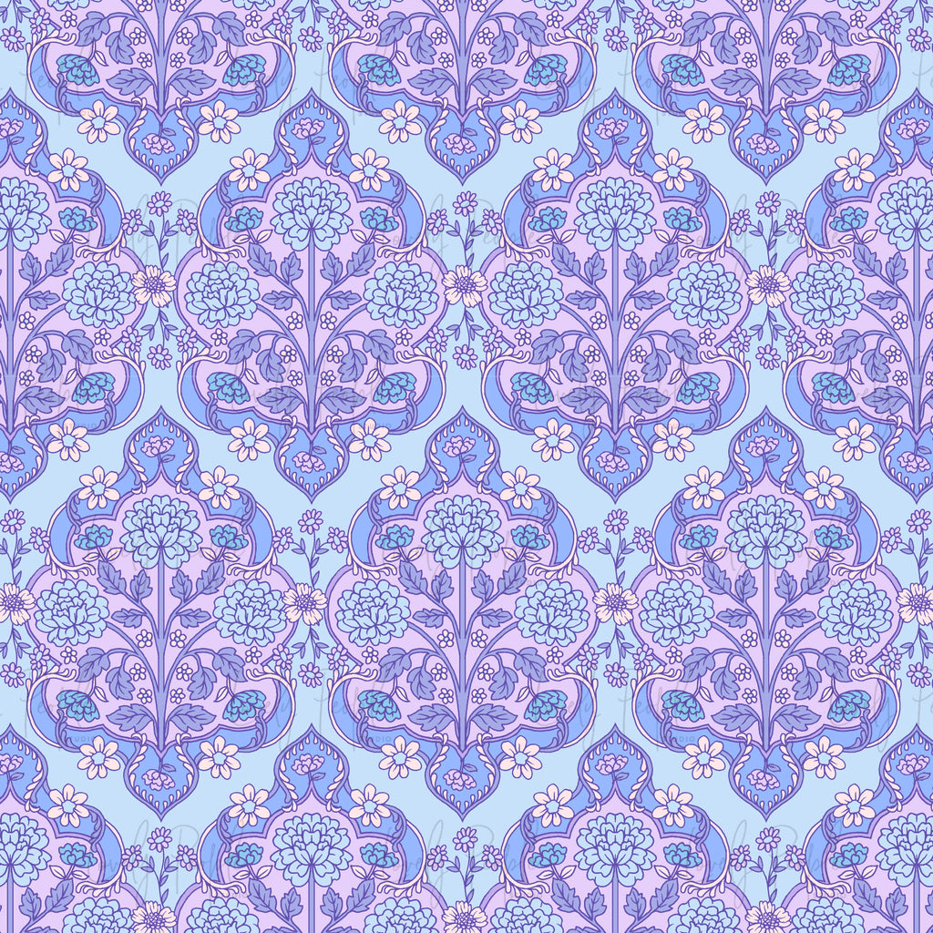 Nouveau Floral- Border Only