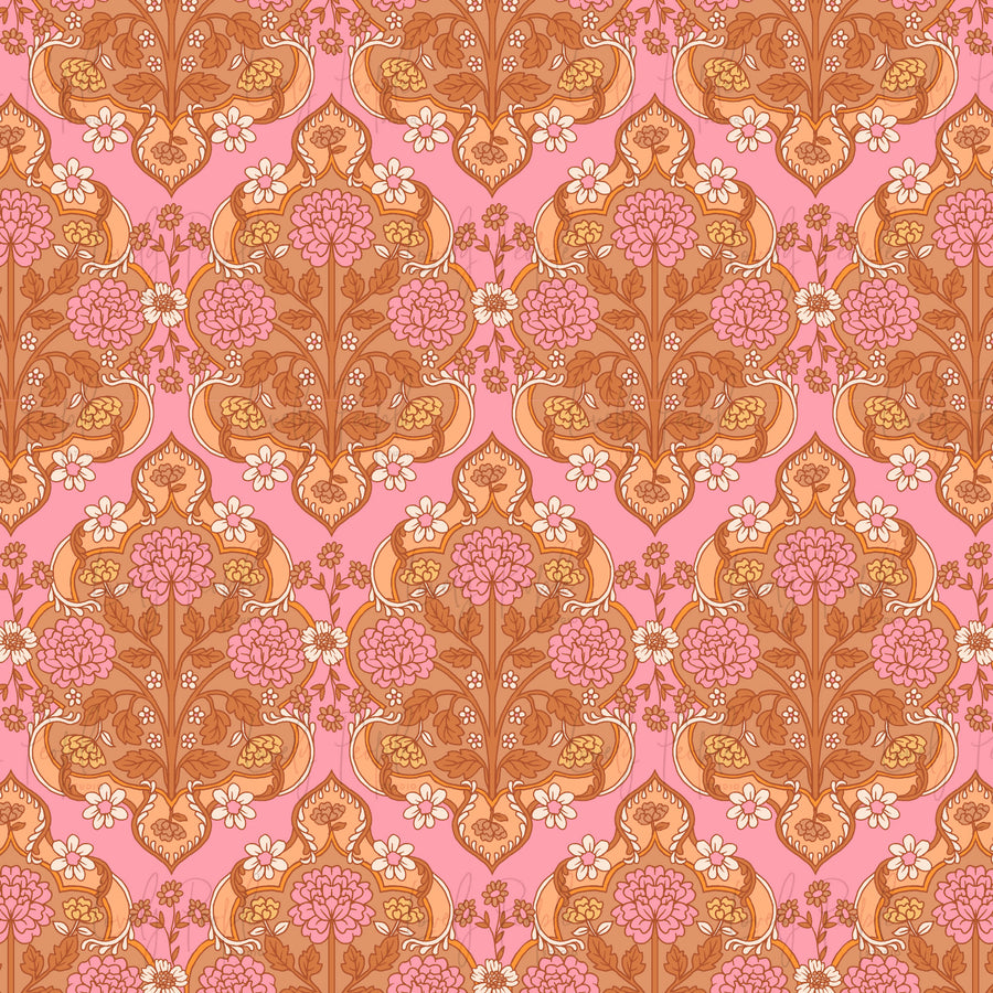 Nouveau Floral- Border Only