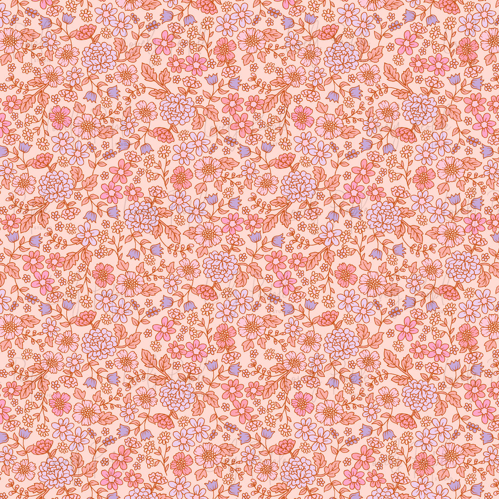 Nouveau Floral- No Border