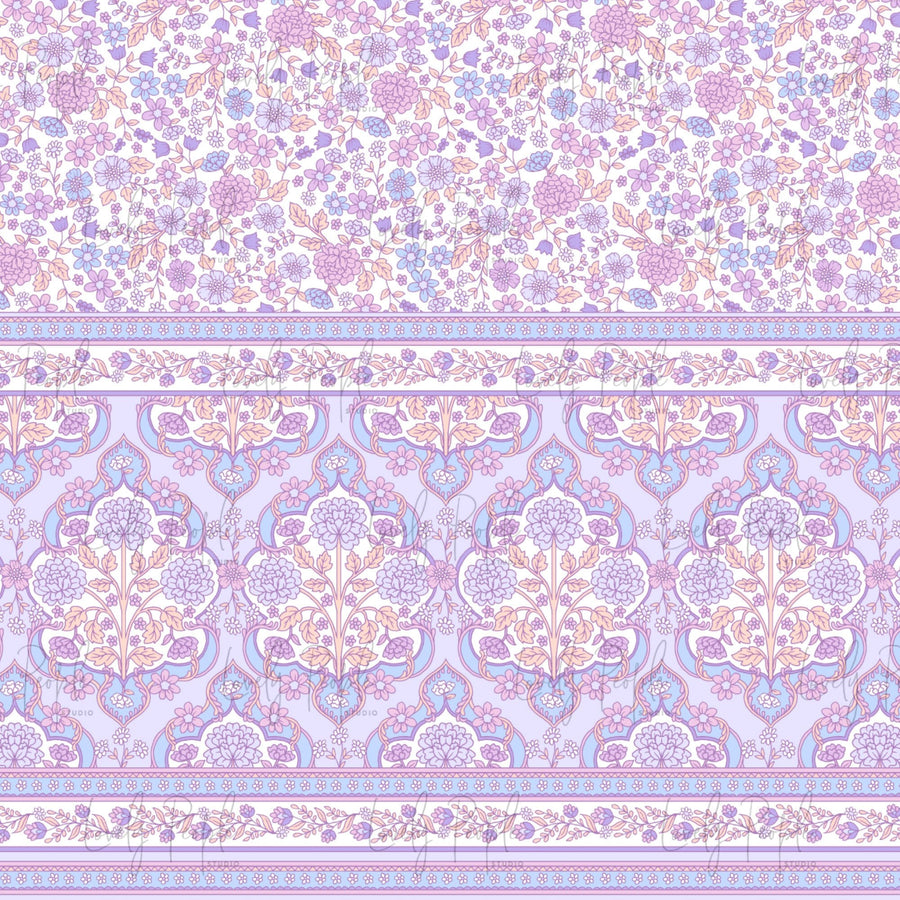 Nouveau Floral Border