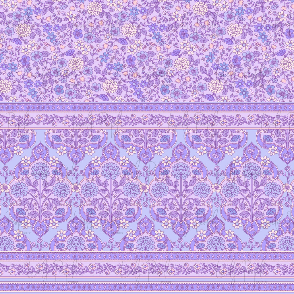 Nouveau Floral Border