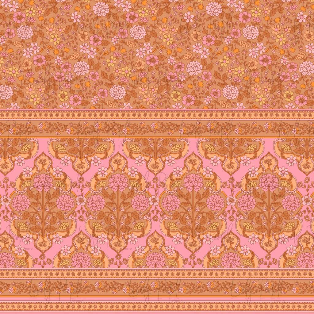 Nouveau Floral Border