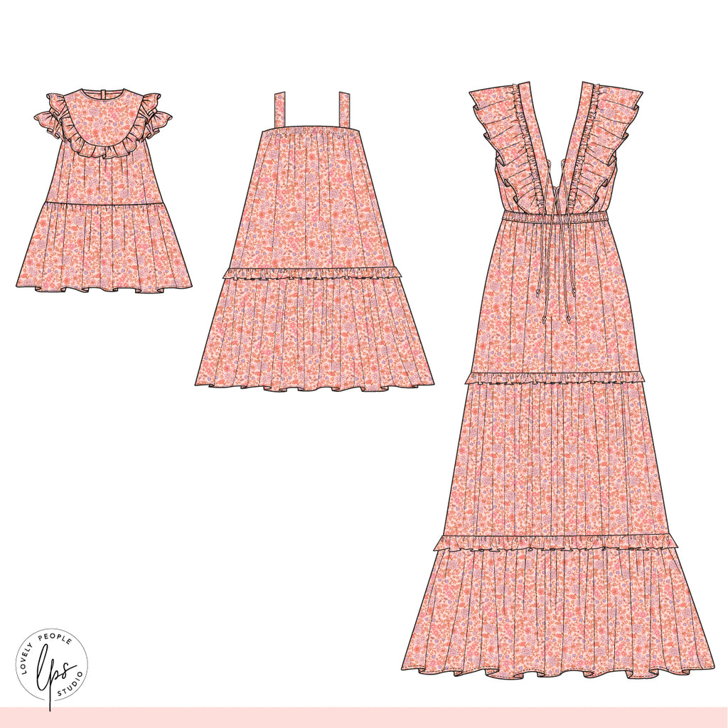 Nouveau Floral- No Border
