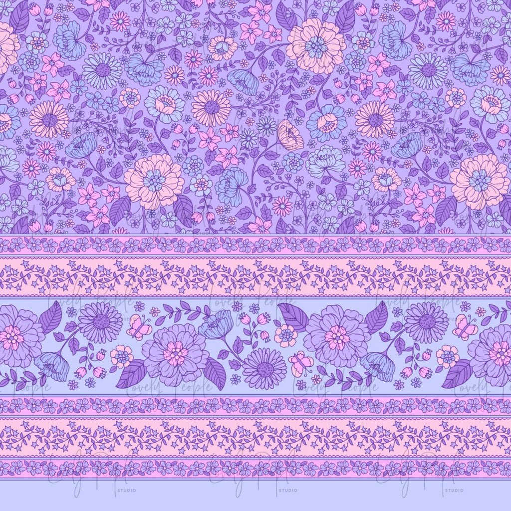 Star Floral Border